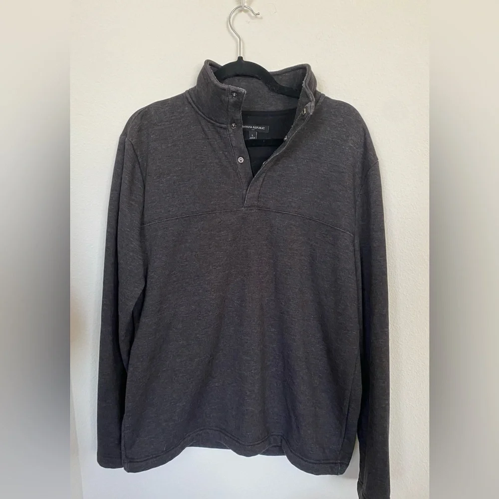 Banana Republic - ULTRAWARM COZY FLEECE MOCK-NECK PULLOVER - Size Large